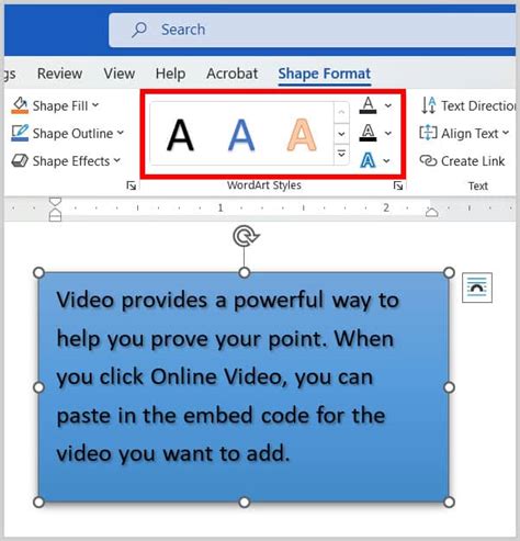 Change the size of a picture, shape, text box, or WordArt.